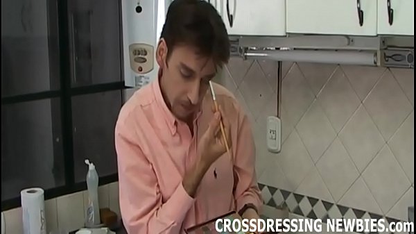 Ich sehe beim Crossdressing wirklich toll aus
