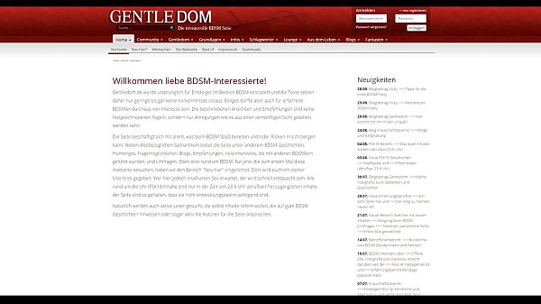 Entrevista BDSM: Entrevista con Gentledom.de &ndash_ La comunidad BDSM gratuita y sofisticada