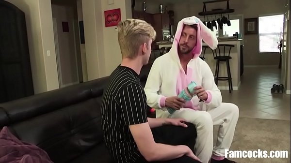 step Dad Dresses Up As The Easter Bunny To Put An Egg Up Ass