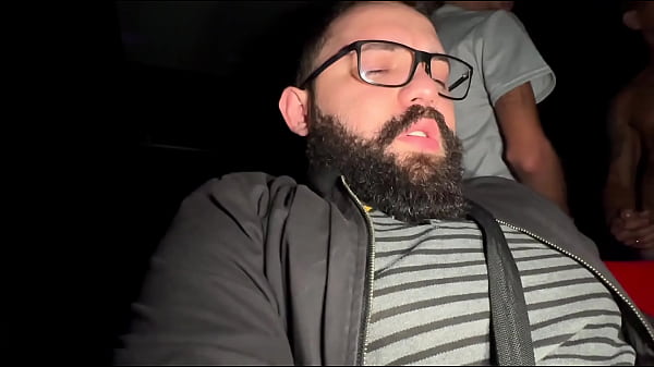 Biggest orgy inside the cinema, and there was a lot of milk in the ass.