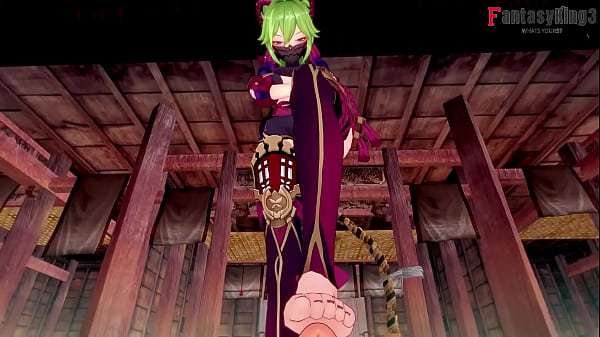 Kuki Shinobu footjob, handjob và thổi kèn pov | Tác động Genshin | Miễn phí