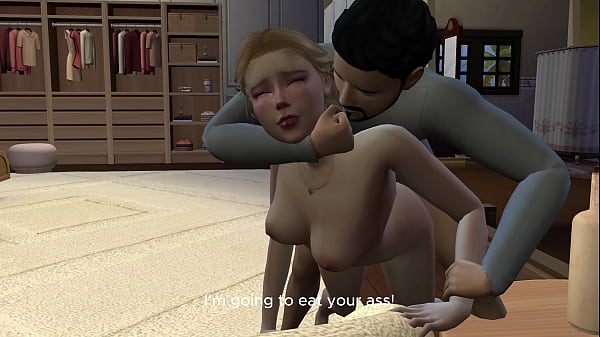 Daddy fucks stepdaughter hard after school - Sims 4