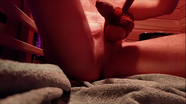Private Dutch Sauna Tied Dick and Balls with a Bathrobe Rope 4K UHD 2160p