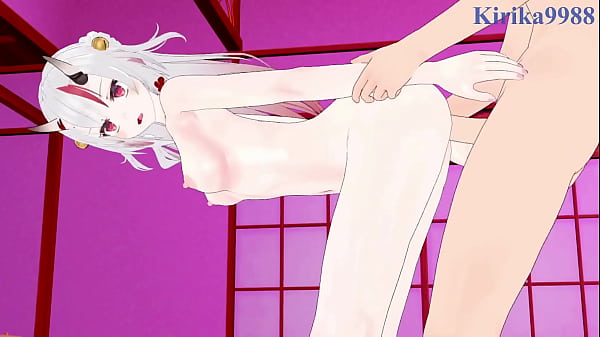 大空昴和薙切彩女激烈的性爱。 - Hololive VTuber 无尽