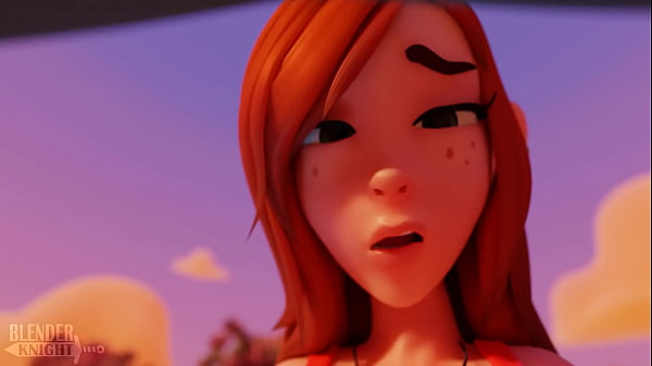 Wendy toma un cazo junto a la piscina (Blenderknight, Lewdheart)