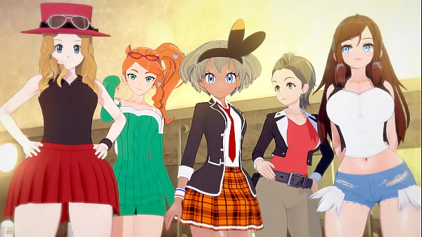 Into the Pokemon Verse Band 2 – Sexparty mit 5 Poke Girls (Serena Sonia Hilda Bea und Alexa)