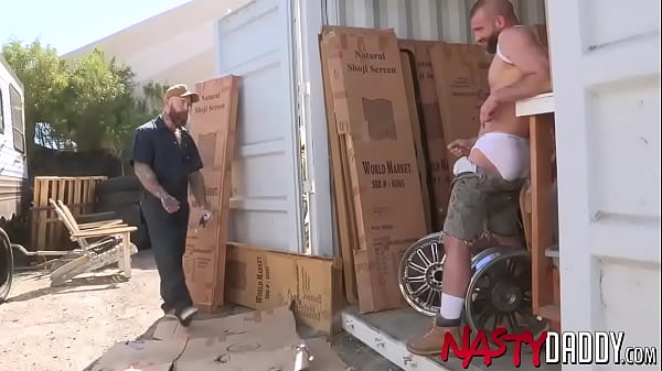 NASTYDADDY Der bärtige Jack Dixon Raw fickt Donnie Argento