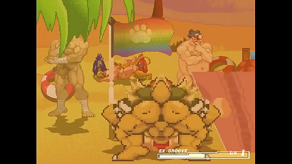 M.U.G.E.N.r-18 DEUX Presents Bowser Day Nude Beach Party Special Part II (Bowser Koopa VS Kim Kap Hwan)