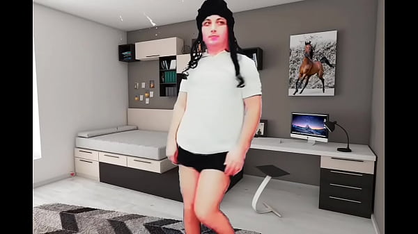 Pesadilla Horror Sexy Ladyboy Caliente Vestido De Noche Sexy Gran Culo Botín Transexual